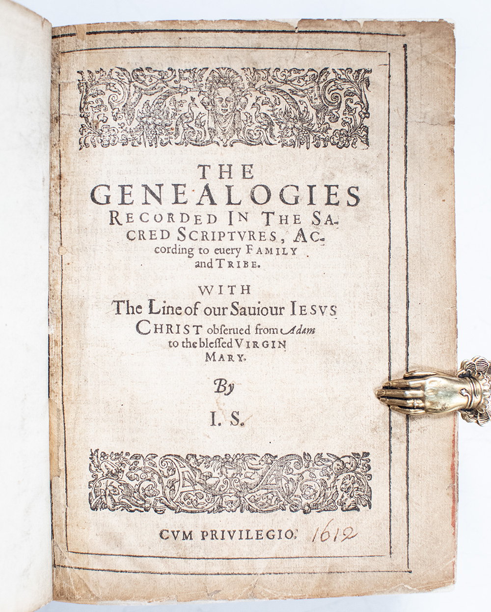 The Holy Bible, Conteining the Old Testament and the New. Newly Translated out ot the Originall Tongues: and with the former Translation diligently compared and revised By his Majesties Special commandement. Appointed to be read in Churches.