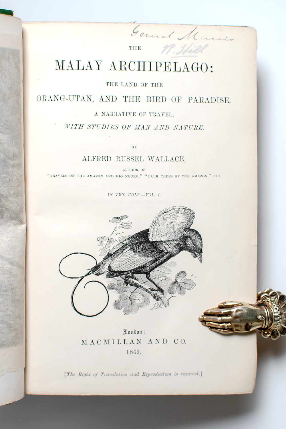 The Malay Archipelago: The Land of the Orang-utan, and the Bird of Paradise. A Narrative of Travel, with Studies of Man and Nature.