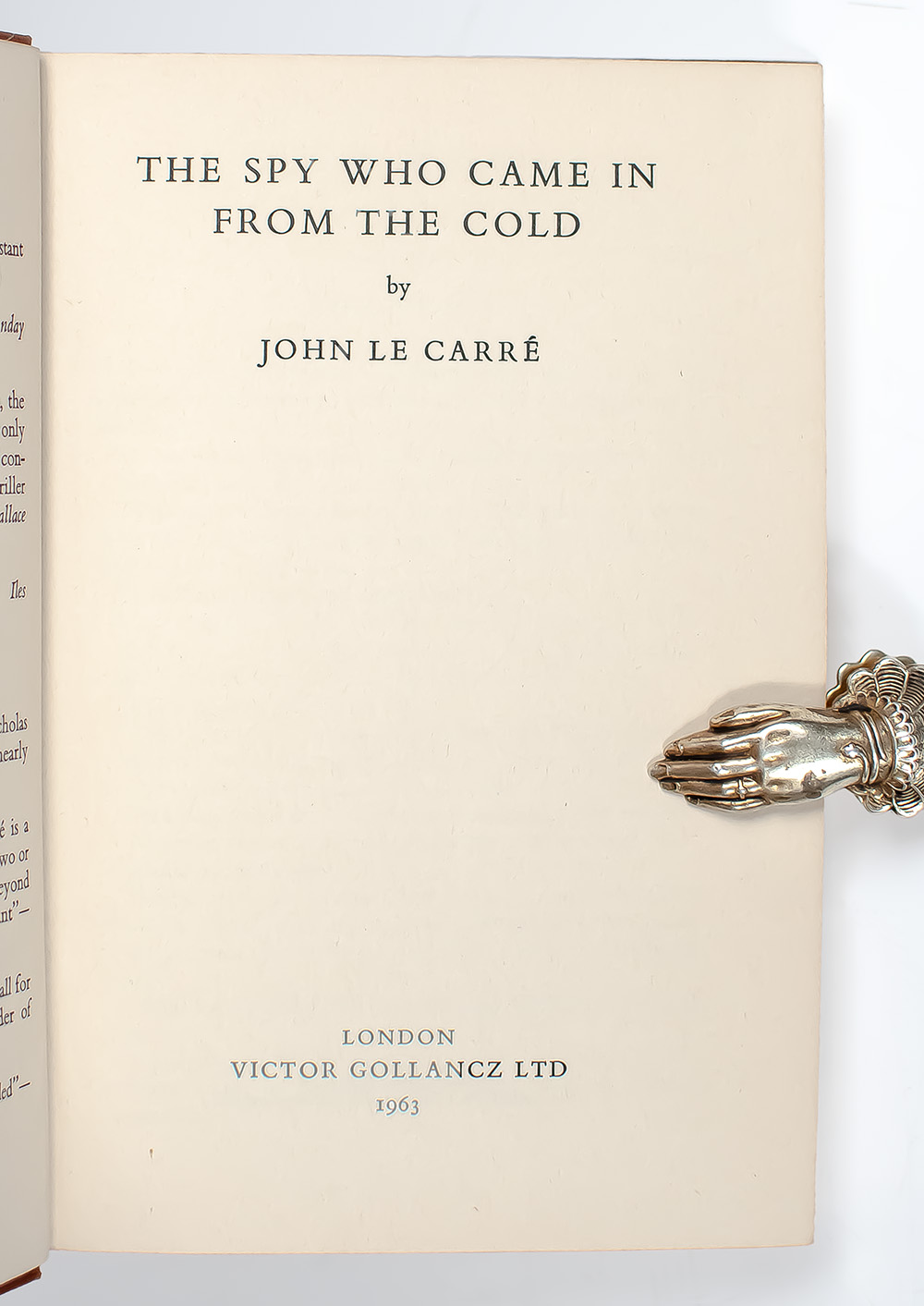 The Spy Who Came In From The Cold.