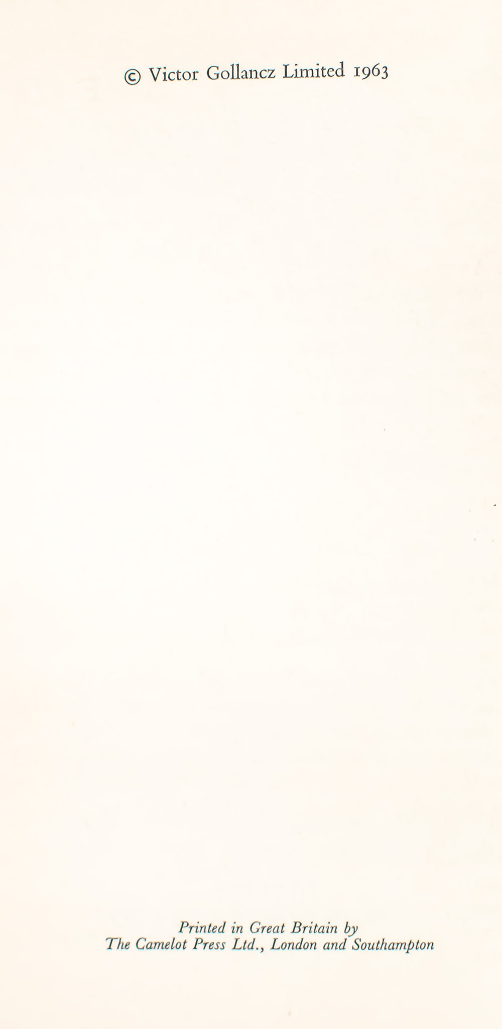 The Spy Who Came In From The Cold.