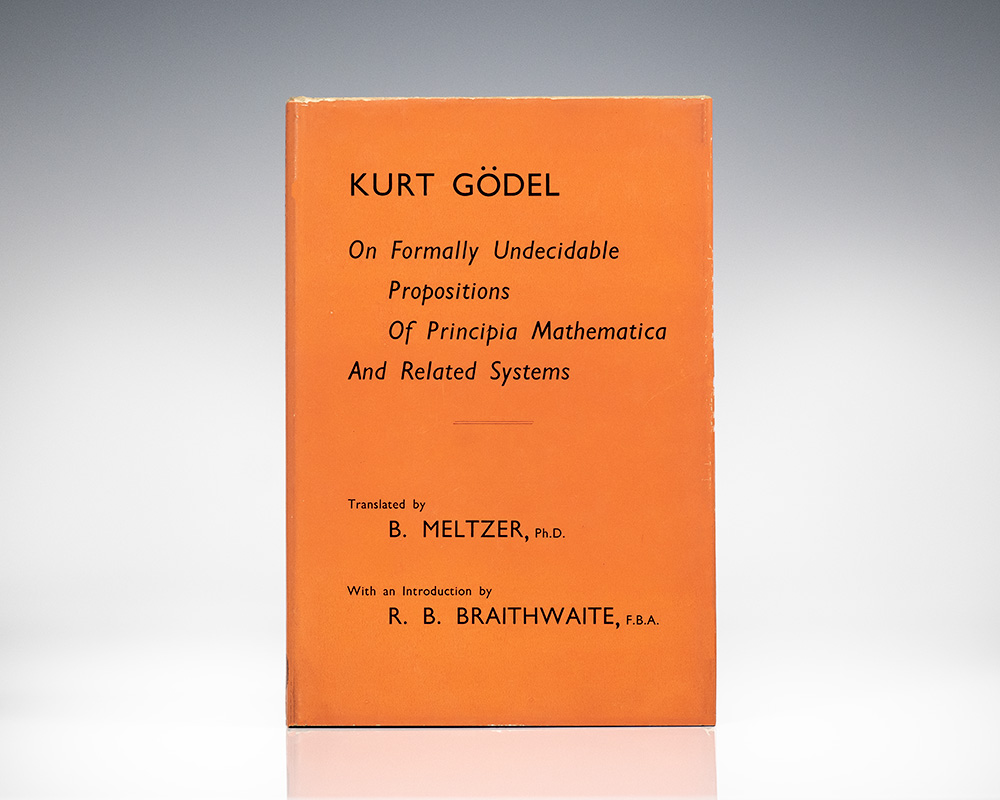 On Formally Undecidable Propositions Of Principia Mathematica And Related Systems
