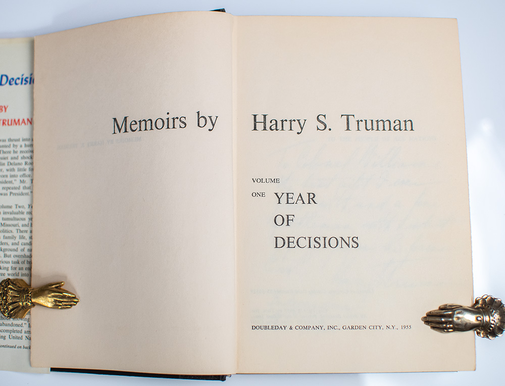 Memoirs: Year of Decisions and Memoirs: Years of Trial and Hope 1946-1952.