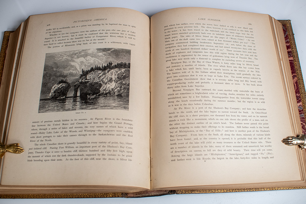 Picturesque America: Or, The Land We Live In. A Delineation by Pen and Pencil of The Mountains, Rivers, Lakes, Forest, Water-Falls, Shores, Cañons, Valleys, Cities, and Other Picturesque Features of Our Country. (Copy)