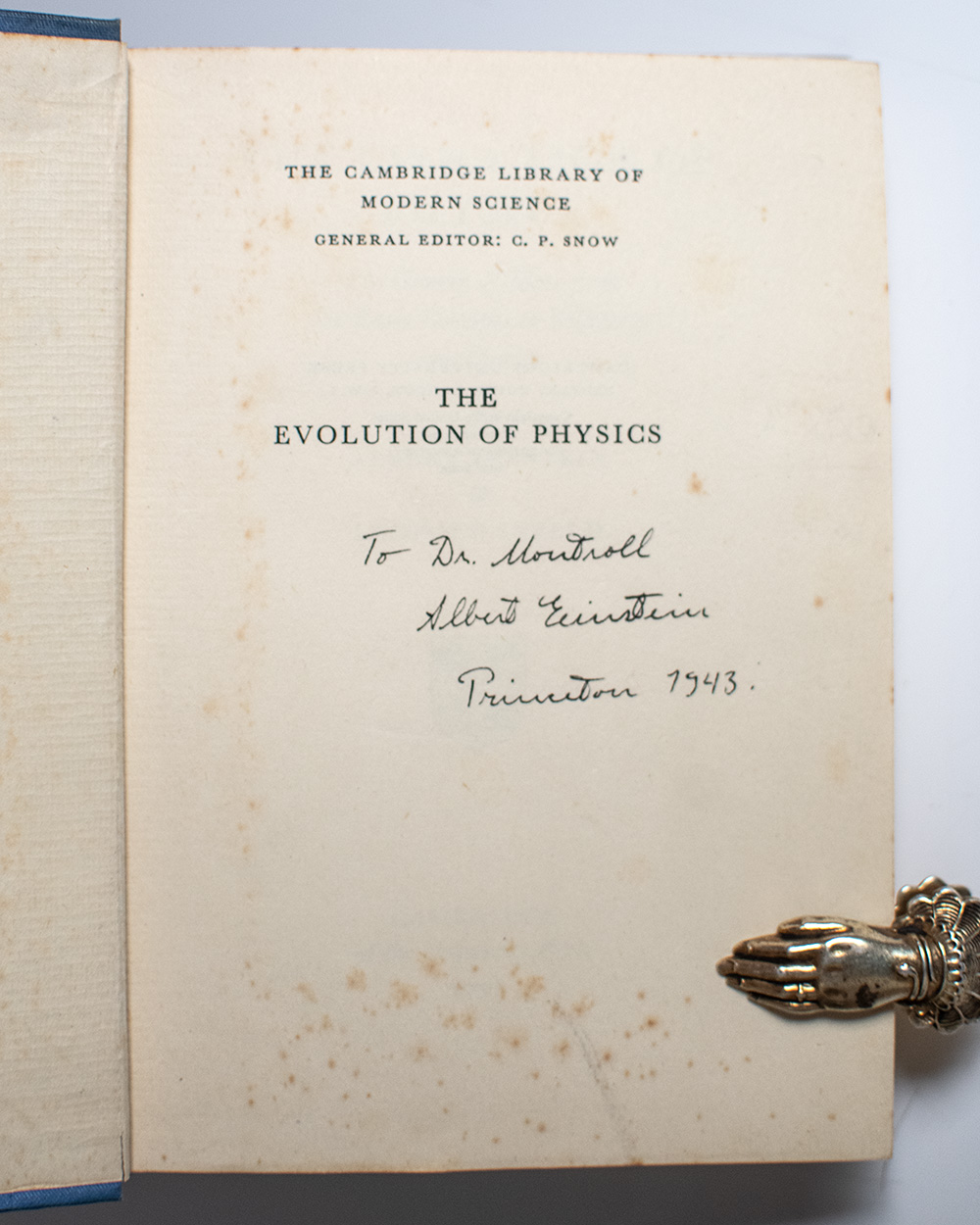 The Evolution of Physics: The Growth of Ideas from Early Concepts to Relativity and Quanta.