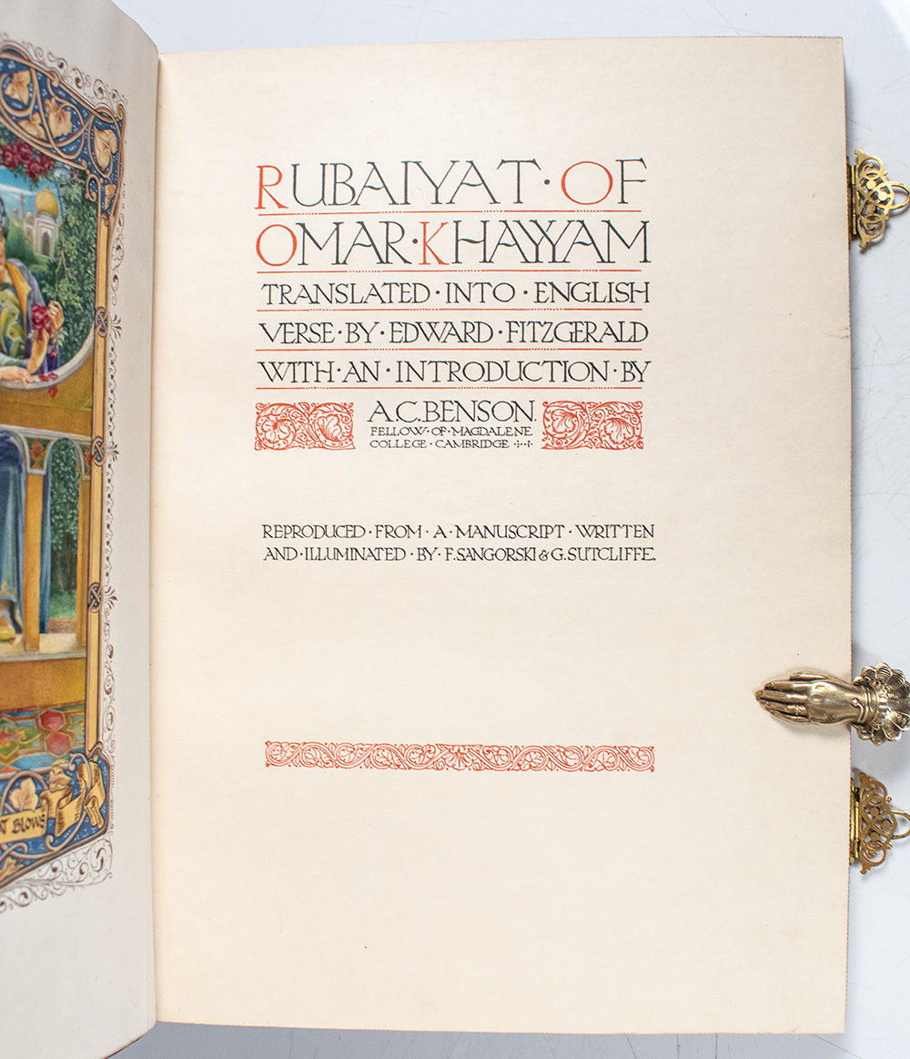 The Rubaiyat of Omar Khayyam.