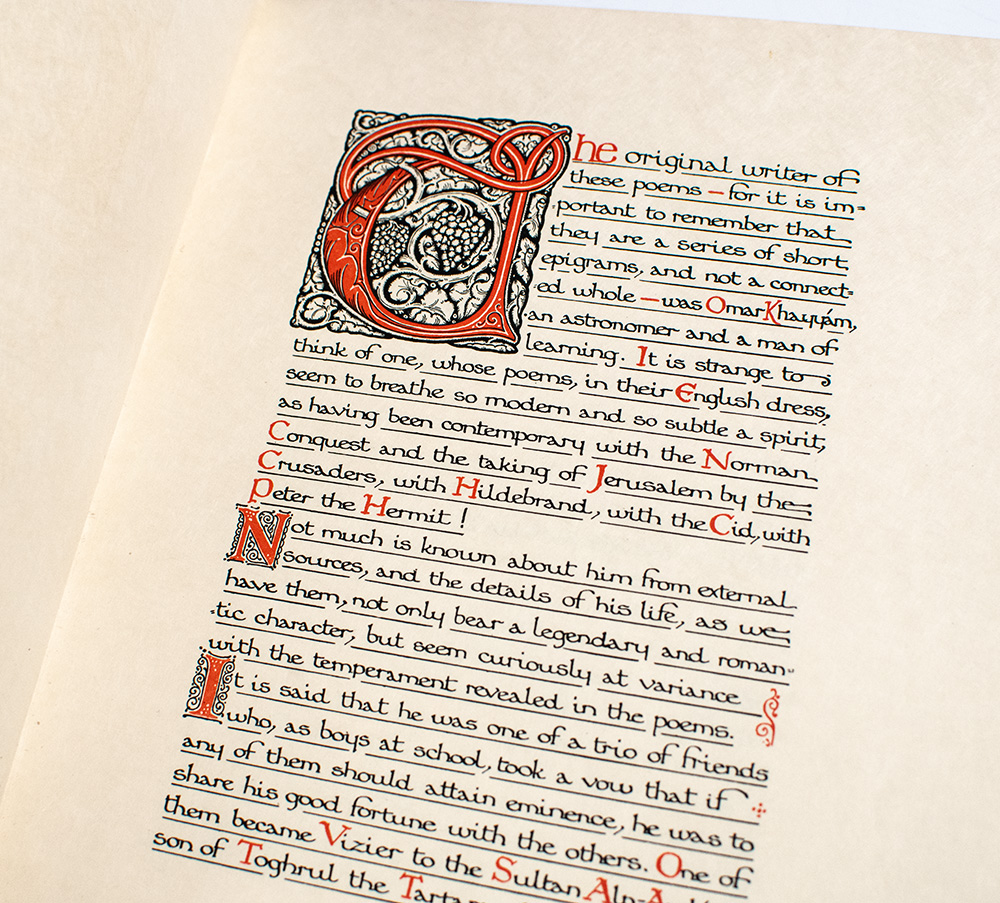 The Rubaiyat of Omar Khayyam.