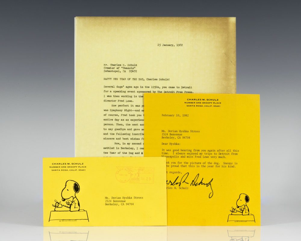 Charles Schulz Signed Illustration. - Image 2