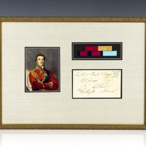 Duke of Wellington Signed Envelope.