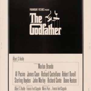 The Godfather Paramount Pictures Original Movie Poster.