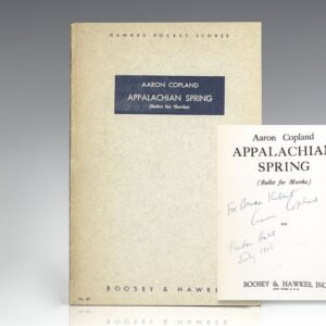 Appalachian Spring. (Ballet for Martha).