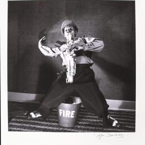 Benni "Banjo" Mrwebi Silver Gelatin Print Signed.