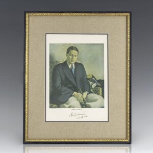 Bobby Jones Signed Portrait.
