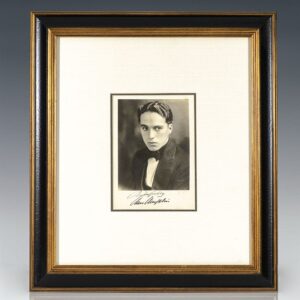 Charlie Chaplin Signed Photograph.