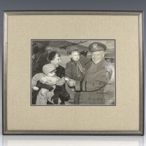 Eisenhower Family Signed Photograph.
