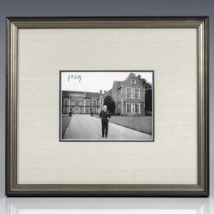 J. Paul Getty Signed Photograph.