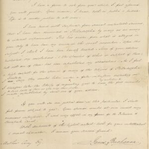 James Buchanan Autograph Letter Signed.