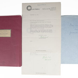 Marlene Dietrich Autograph Note Signed to Joe DiMaggio.