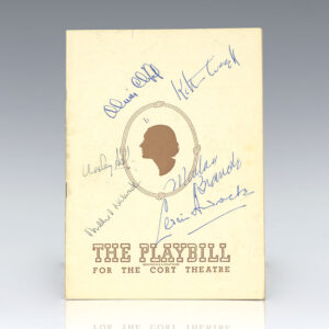 Marlon Brando Signed Candida Playbill.