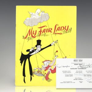 Original My Fair Lady Tour Program.