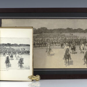 Original Theodore Roosevelt and the Rough Riders Photograph.