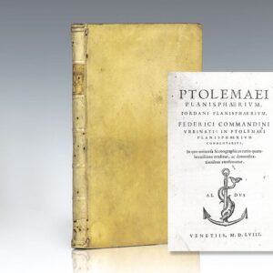 Ptolemaei Planisphaerium. Iordani Planisphaerium. Federici Commandini Urbrinatis in Ptolemaei Planisphaerium Commentarius.