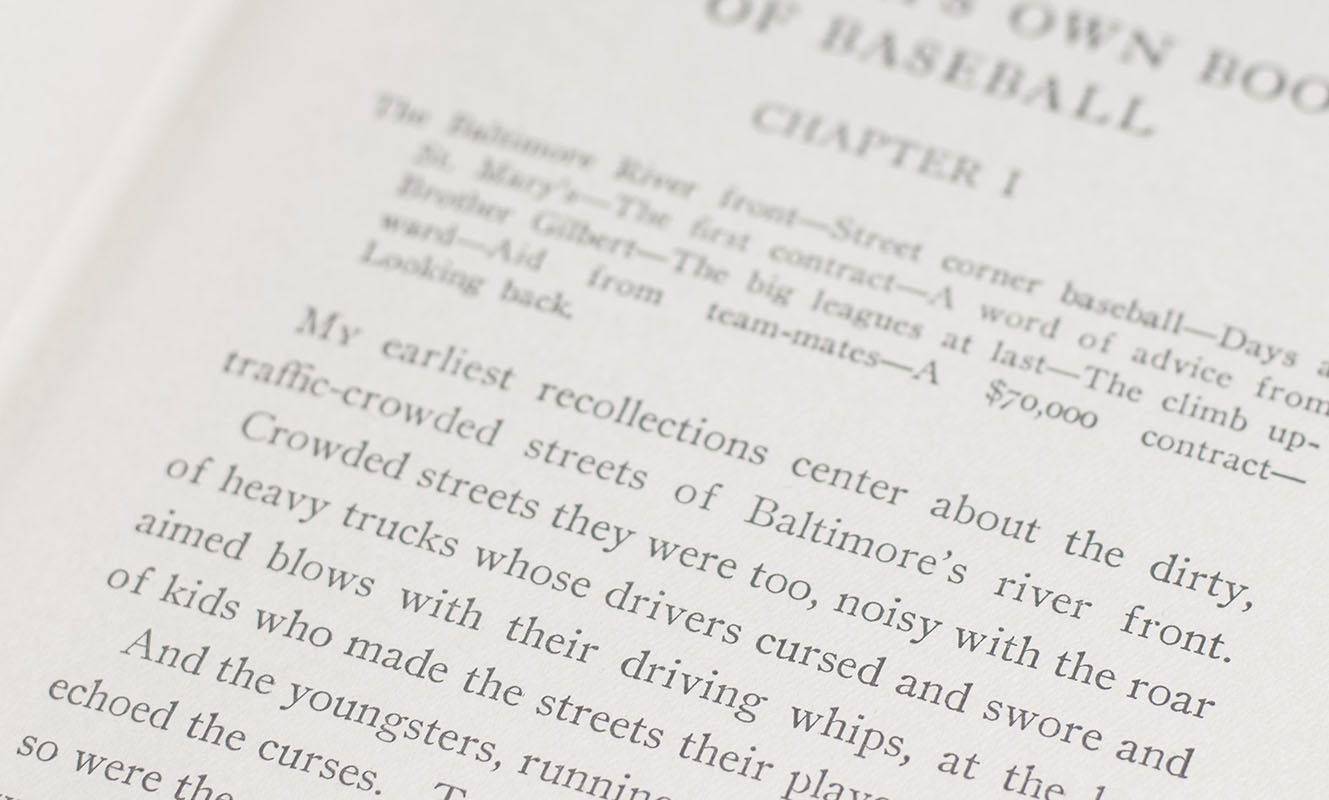Babe Ruth's Own Book of Baseball.