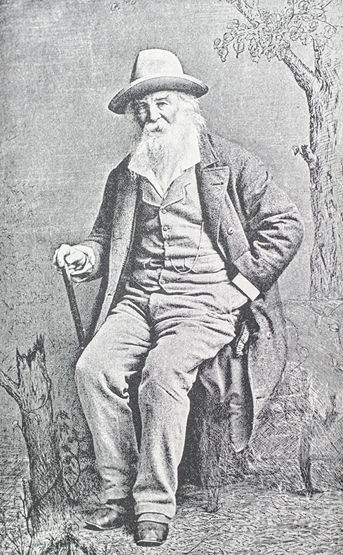 Complete Poems and Prose of Walt Whitman 1855 - 1888. Authenticated & Personal Book (handled by W.W.)...Portraits from Life...Autograph