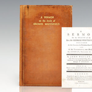 A Sermon on the Death of the Rev. Mr. George Whitefield