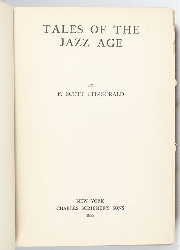 Tales of the Jazz Age