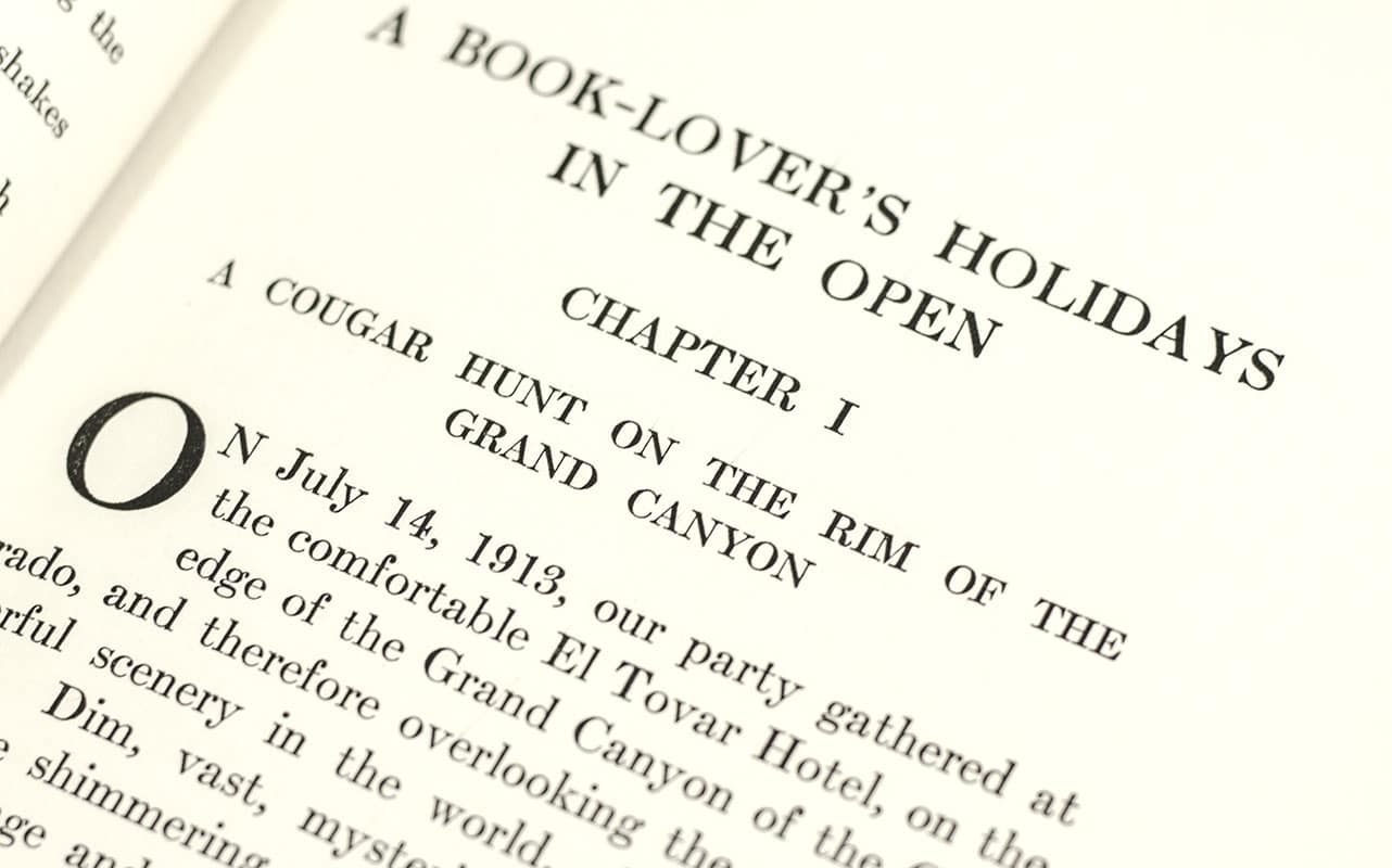 A Book-Lover's Holiday In The Open