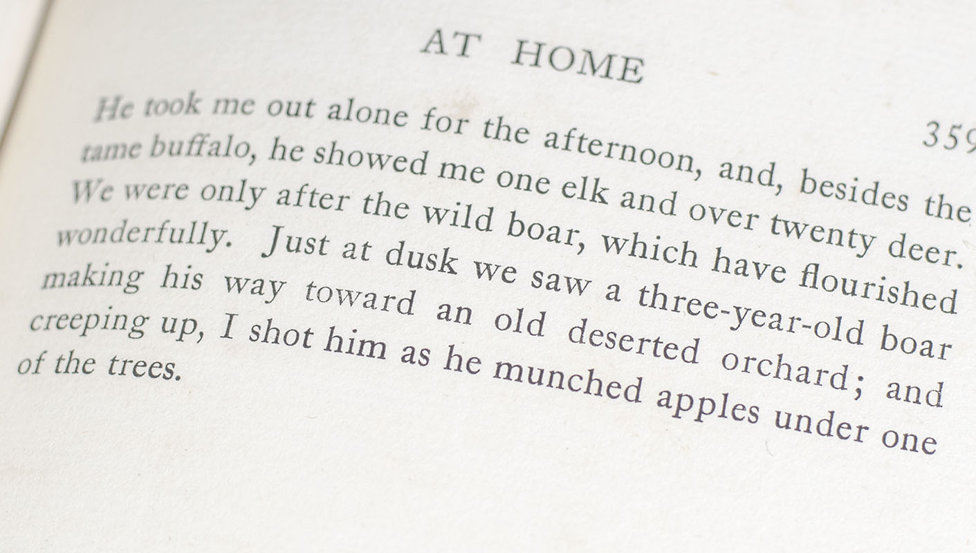 Outdoor Pastimes of An American Hunter