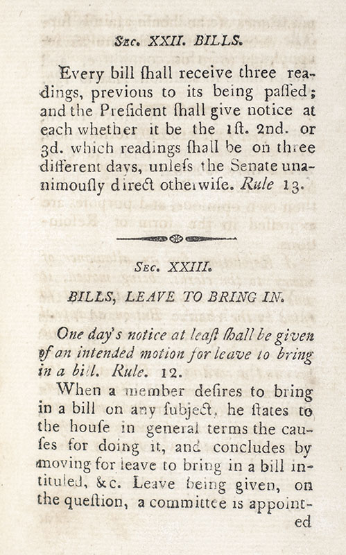 A Manual of Parliamentary Practice. For the Use of the Senate of the United States