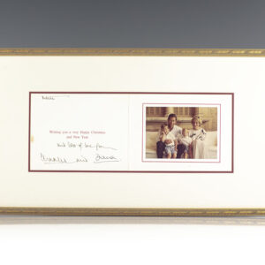 Princess Diana Signed Christmas Card