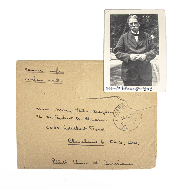 Albert Schweitzer Autograph Signed Photograph.