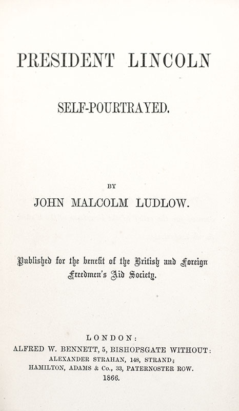 President Lincoln Self-Pourtrayed