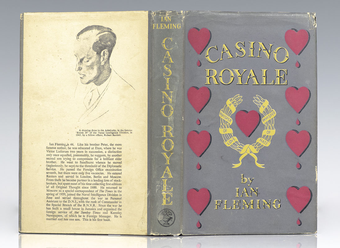 Complete Set of 14 First Edition James Bond Novels: Casino Royale, Live and Let Die, Moonraker, Diamonds are Forever, From Russia with Love, Dr. No, Goldfinger, For Your Eyes Only (short stories including A View to a Kill and Quantum of Solace), Thunderball, The Spy Who loved Me, On Her Majesties Secret Service, You Only Live Twice, The Man with the Golden Gun, Octopussy and The Living Daylights