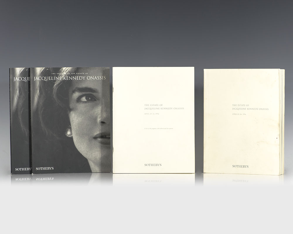 The Estate of Jacqueline Kennedy Onassis Sotheby's Auction Materials Collection.