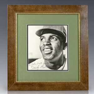 Jackie Robinson Signed Photograph.