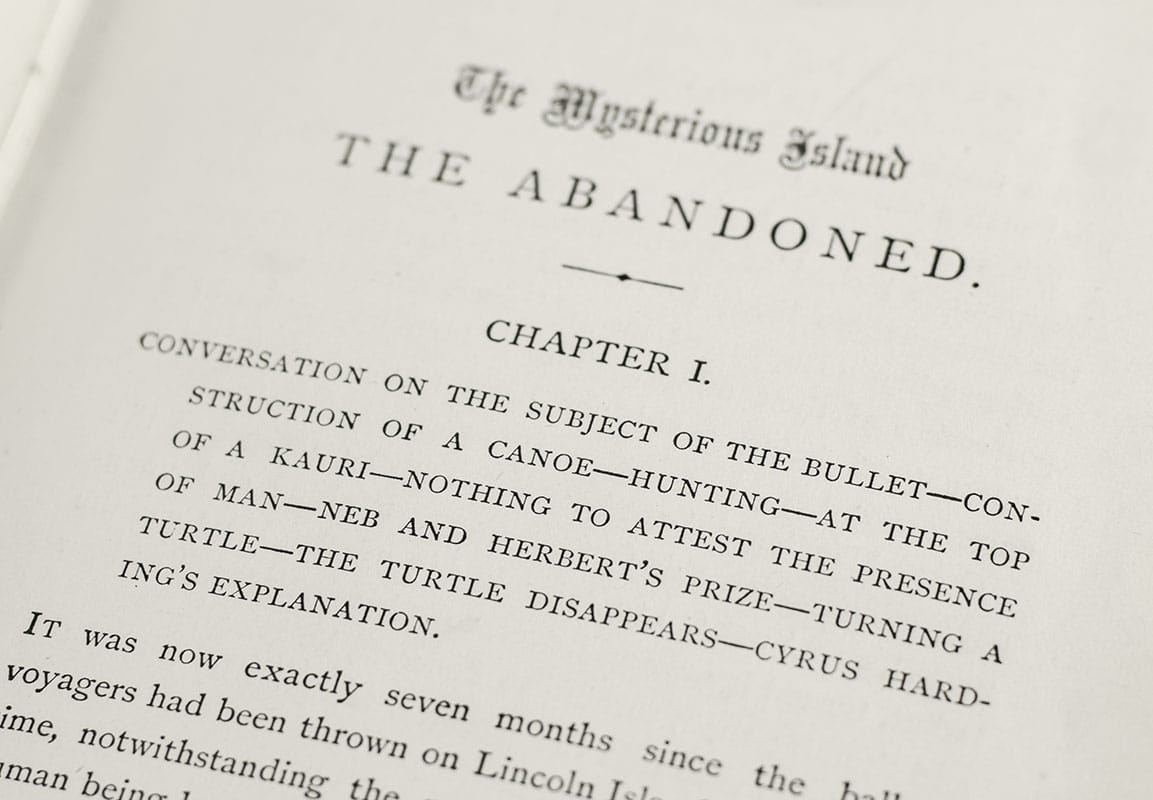 The Mysterious Island Trilogy: Dropped From the Clouds, Abandoned, and The Secret of the Island.