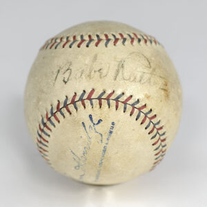 Babe Ruth and Lou Gehrig Signed Baseball.