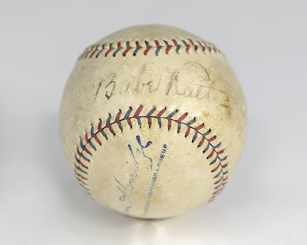 Babe Ruth and Lou Gehrig Signed Baseball.