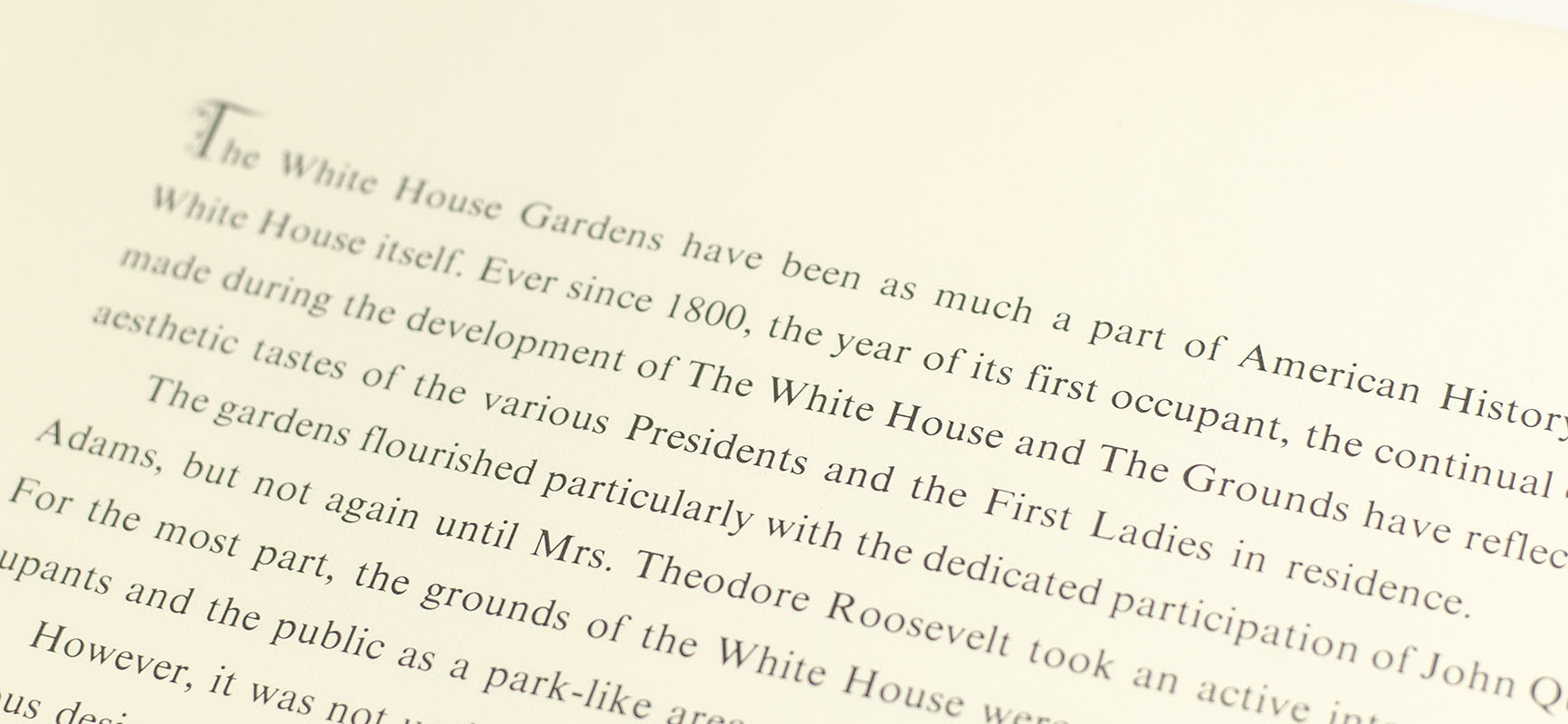 The White House Gardens: A History and Pictorial Record.