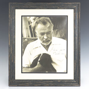 Ernest Hemingway Signed Photograph.