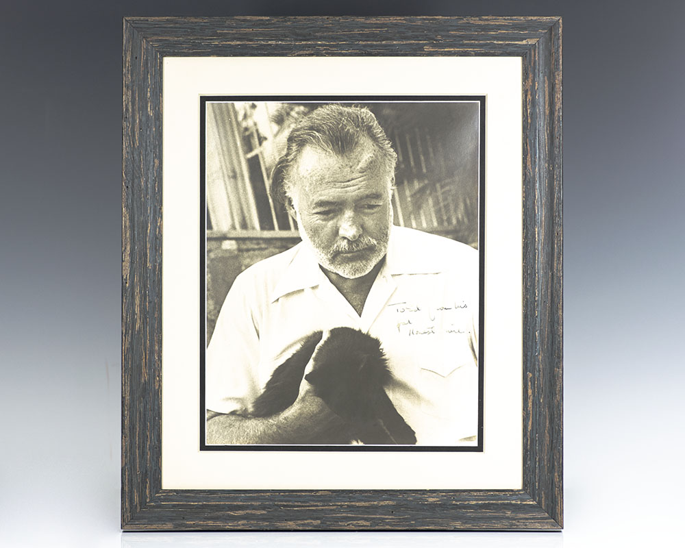 Ernest Hemingway Signed Photograph.
