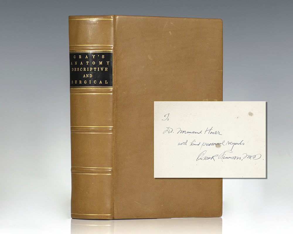 Anatomy, Descriptive and Surgical [Gray’s Anatomy].