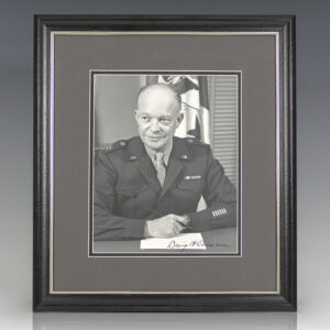 Dwight D. Eisenhower Signed Photograph.