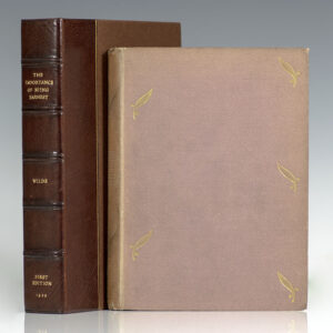 The Importance of Being Earnest: A Trivial Comedy for Serious People.