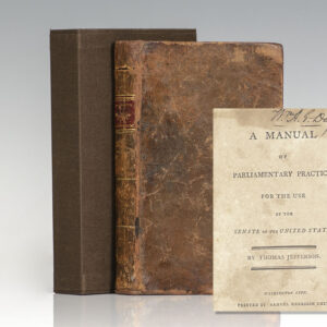 A Manual of Parliamentary Practice. For the Use of the Senate of the United States.