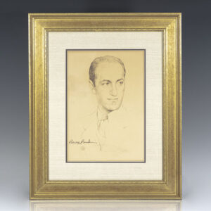 George Gershwin Signed Portrait.