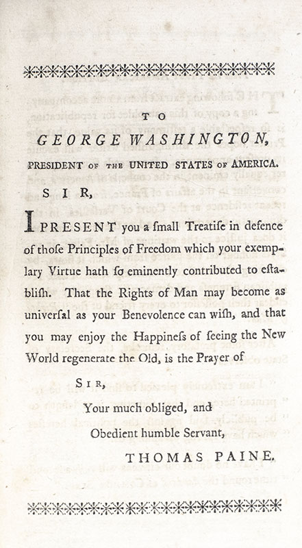 Rights of Man: Part the First Being An Answer to Mr. Burke’s Attack on the French Revolution and Part the Second Combining Principle and Practice.